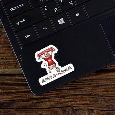 Sticker Anna-lena Cow Laptop Image