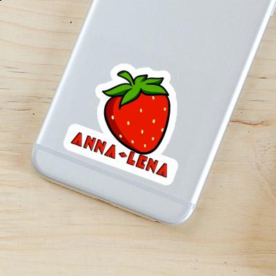 Sticker Anna-lena Erdbeere Laptop Image