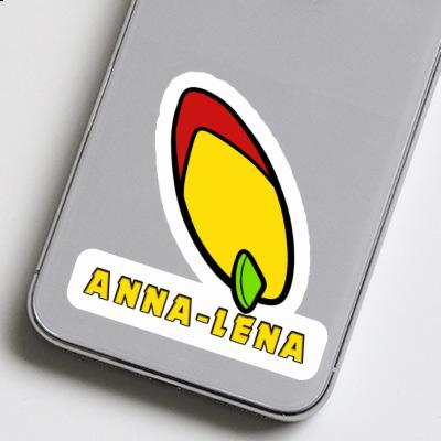 Anna-lena Aufkleber Surfbrett Notebook Image