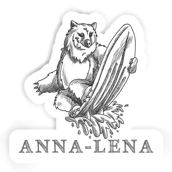 Sticker Anna-lena Bear Laptop Image