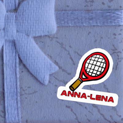 Anna-lena Aufkleber Tennisschläger Image