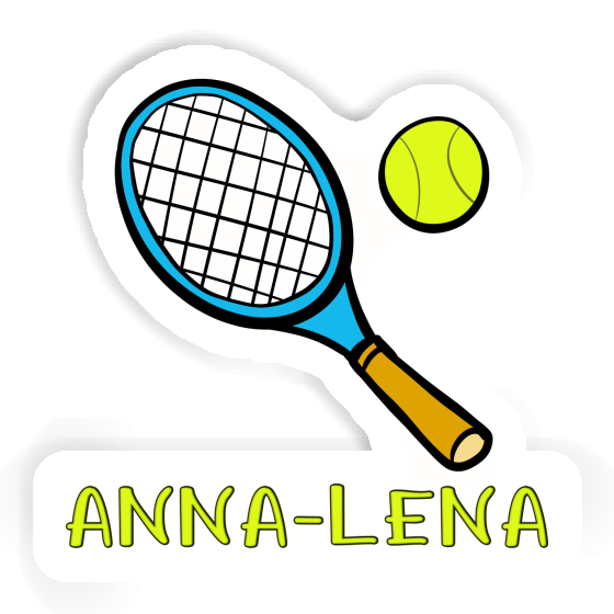 Tennisschläger Aufkleber Anna-lena Notebook Image