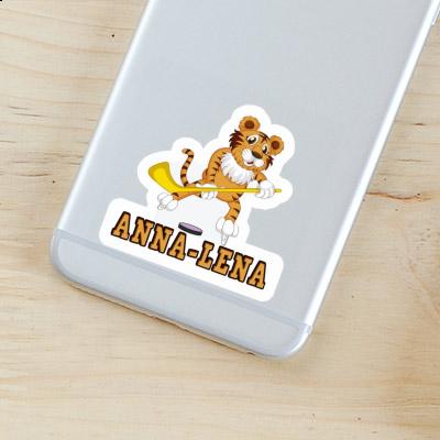 Aufkleber Anna-lena Tiger Laptop Image