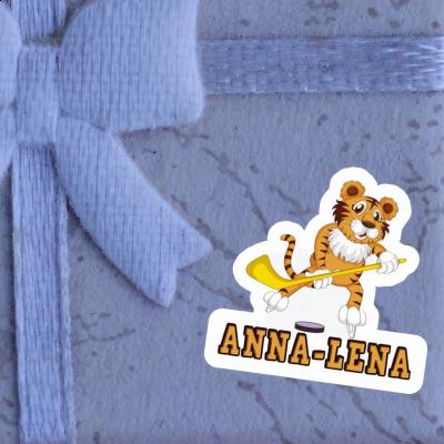 Sticker Anna-lena Tiger Notebook Image