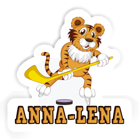 Aufkleber Anna-lena Tiger Notebook Image