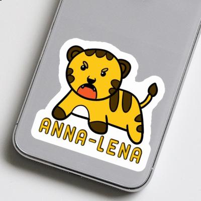 Anna-lena Autocollant Bébé tigre Notebook Image