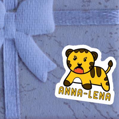 Sticker Baby Tiger Anna-lena Laptop Image