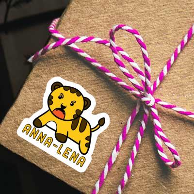 Anna-lena Sticker Baby-Tiger Notebook Image