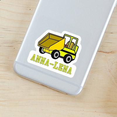 Anna-lena Sticker Front Tipper Notebook Image