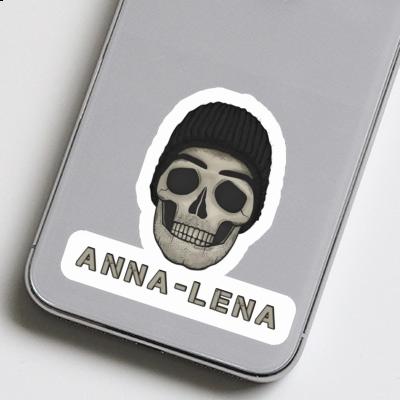 Anna-lena Aufkleber Totenkopf Notebook Image