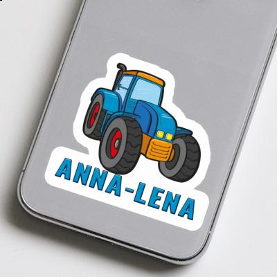 Anna-lena Autocollant Tracteur Laptop Image