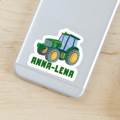 Anna-lena Sticker Tractor Notebook Image