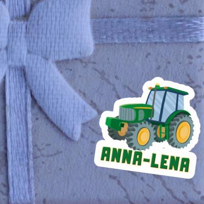 Tracteur Autocollant Anna-lena Notebook Image