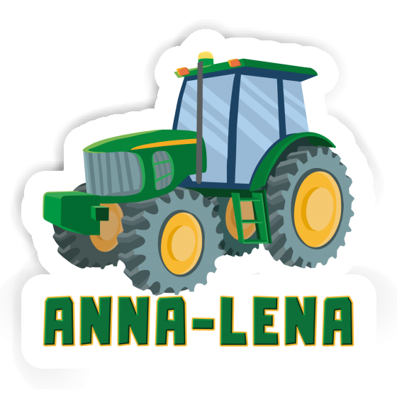 Aufkleber Anna-lena Traktor Notebook Image