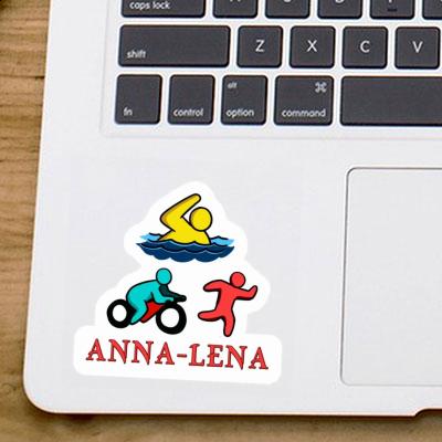 Sticker Triathlet Anna-lena Laptop Image