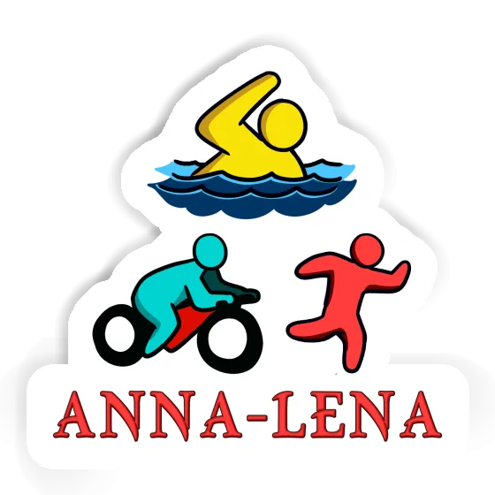 Sticker Triathlet Anna-lena Notebook Image