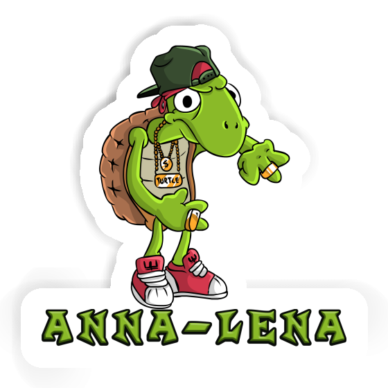 Sticker Hip Hop Turtle Anna-lena Notebook Image