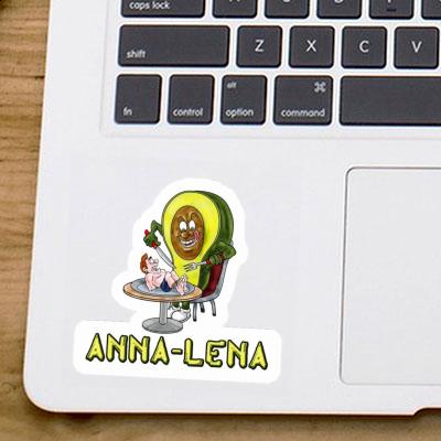Sticker Anna-lena Avocado Laptop Image