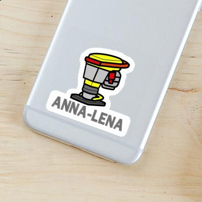 Sticker Anna-lena Vibratory tamper Laptop Image