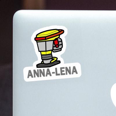 Anna-lena Autocollant Pilons vibrant Notebook Image