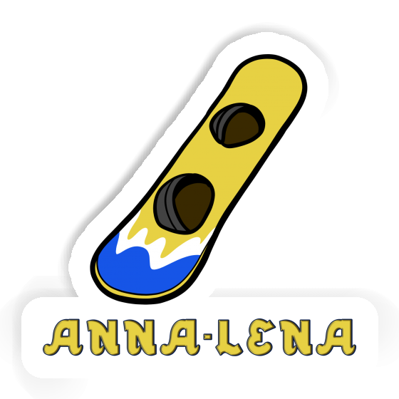 Sticker Anna-lena Wakeboard Notebook Image