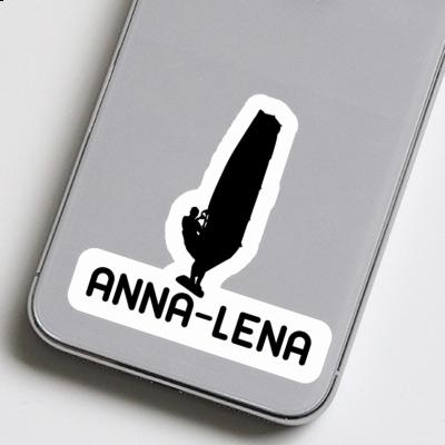 Anna-lena Sticker Windsurfer Laptop Image