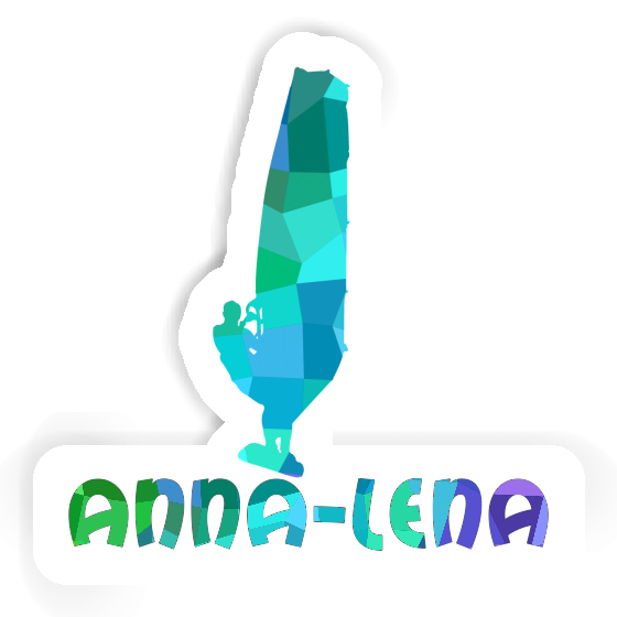 Sticker Anna-lena Windsurfer Laptop Image
