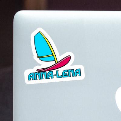Sticker Anna-lena Windsurf Board Laptop Image