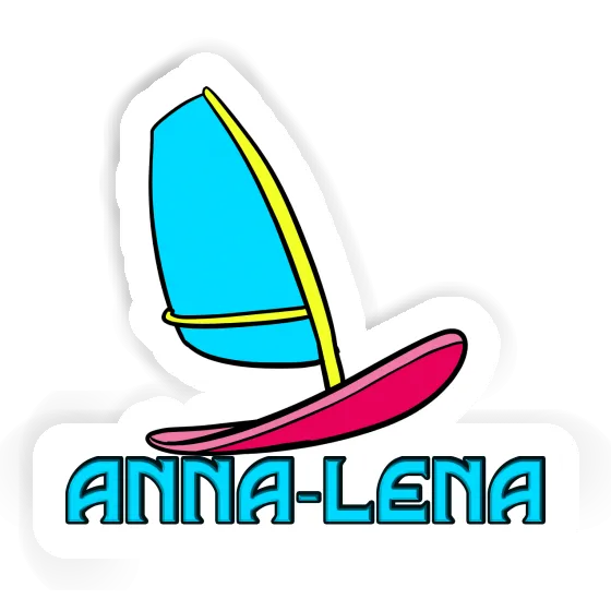 Sticker Anna-lena Windsurf Board Laptop Image