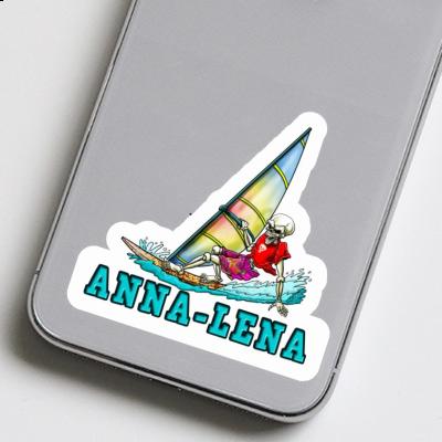Anna-lena Sticker Windsurfer Notebook Image
