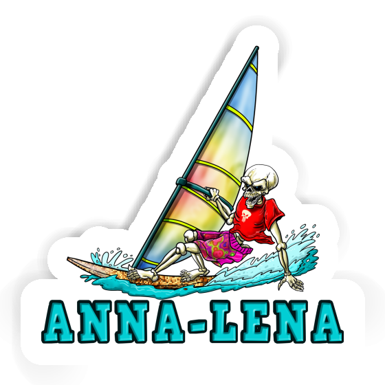 Surfeur Autocollant Anna-lena Notebook Image