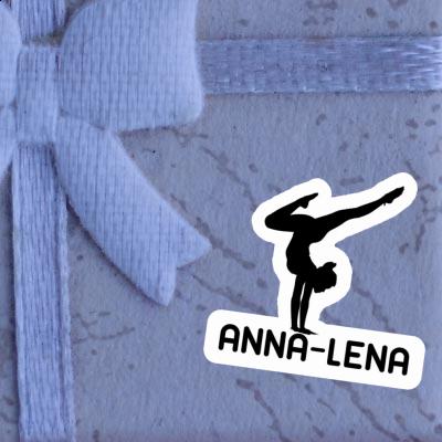 Autocollant Femme de yoga Anna-lena Notebook Image