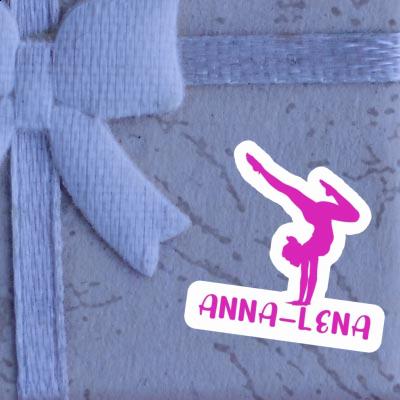 Sticker Anna-lena Yoga Woman Gift package Image