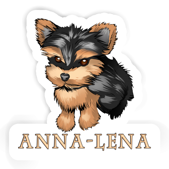 Sticker Anna-lena Terrier Notebook Image