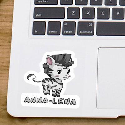 Zebra Sticker Anna-lena Laptop Image