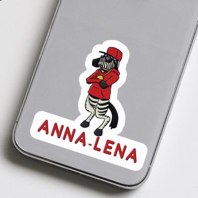 Zebra Aufkleber Anna-lena Notebook Image
