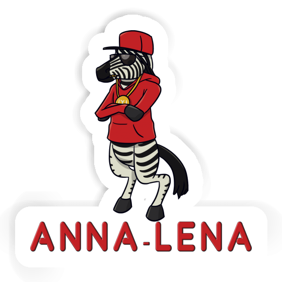 Zebra Aufkleber Anna-lena Notebook Image