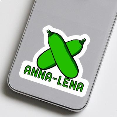 Anna-lena Aufkleber Zucchini Notebook Image