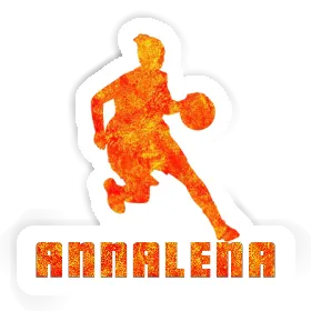 Autocollant Joueuse de basket-ball Annalena Image