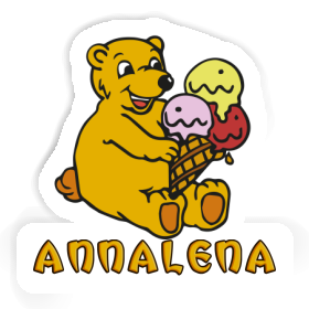 Autocollant Ours Annalena Image