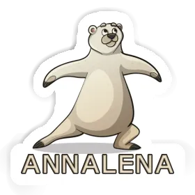 Autocollant Ours Annalena Image