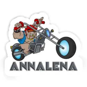 Biker Sticker Annalena Image