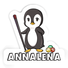 Billiards Player Sticker Annalena Image