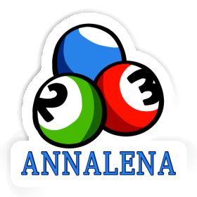 Boule de billard Autocollant Annalena Image