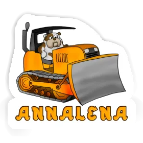 Annalena Sticker Bulldozer Image