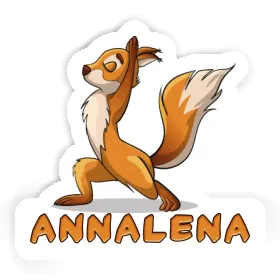 Écureuil Autocollant Annalena Image