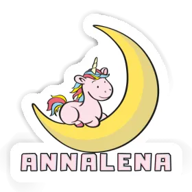 Annalena Autocollant Licorne Image