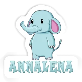 Sticker Elephant Annalena Image