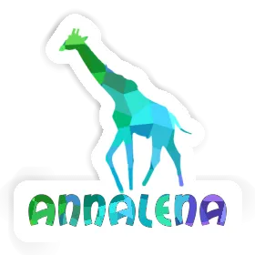 Giraffe Sticker Annalena Image