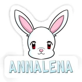 Annalena Sticker Rabbithead Image